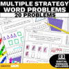 Mixed Addition & Subtraction Word Problems within 20 with Digital ...