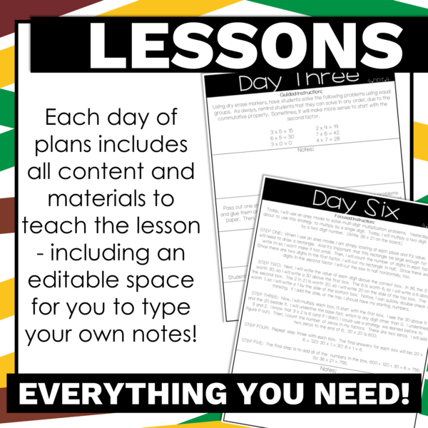 4th Grade Math Multiplication Lesson Plans to Teach Your Multiplication Unit - Image 3