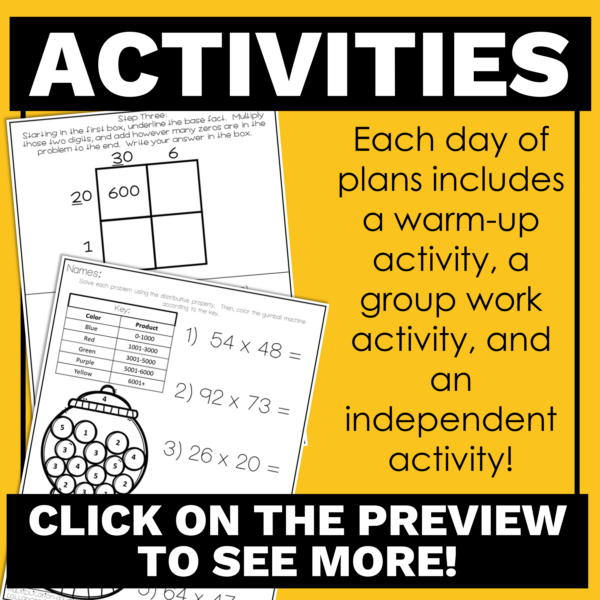 4th Grade Math Multiplication Lesson Plans to Teach Your Multiplication Unit - Image 4