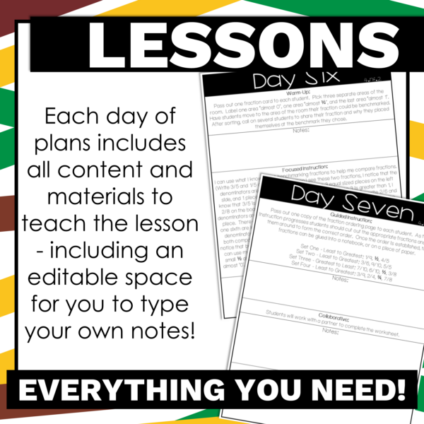 4th Grade Math Comparing Fraction Lesson Plans to Teach Your Fraction Unit - Image 3