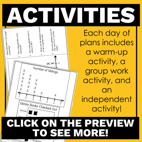 4th Grade Math Line Plot Lesson Plans to Teach A Measurement Unit - Image 4