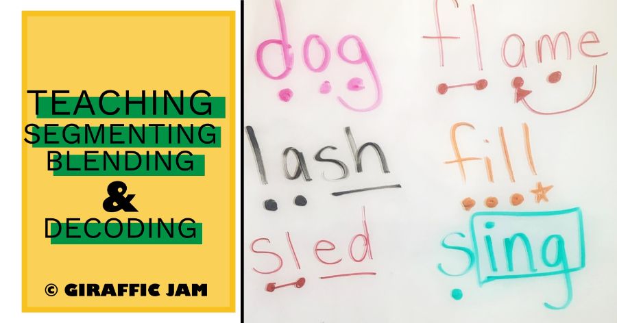 Words segmenting using marking up symbols