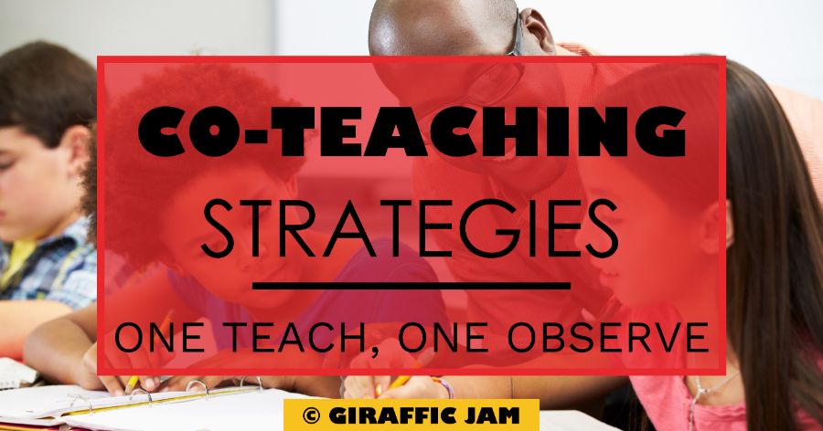 Co-Teaching Strategies One Observe Teaching