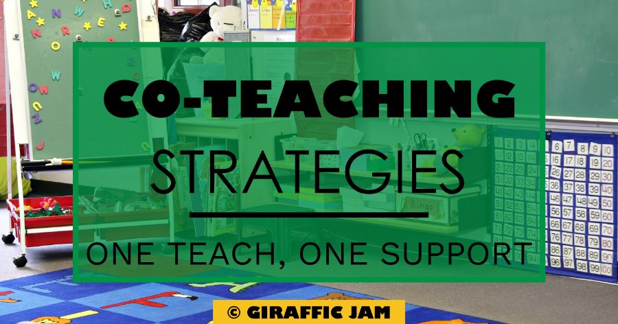 Co-Teaching Strategies One Support Teaching