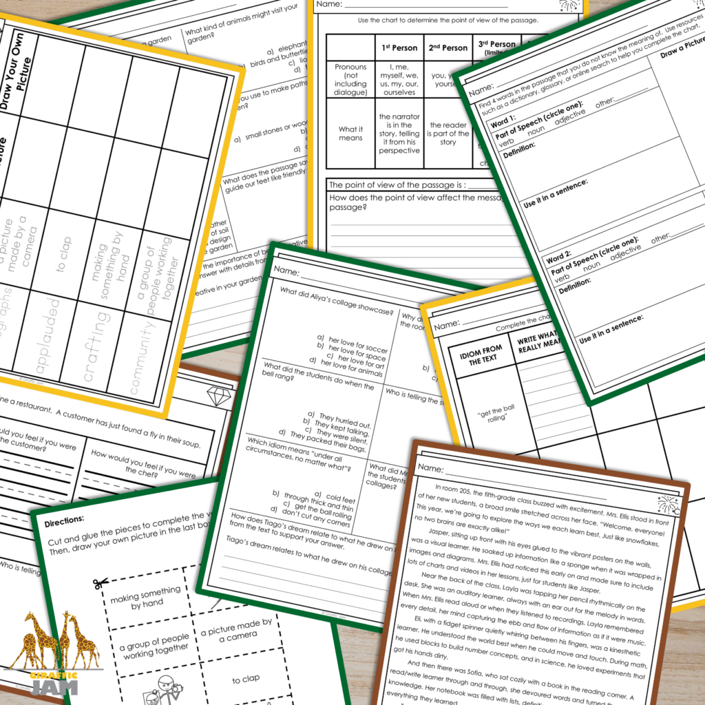 differentiated reading comprehension